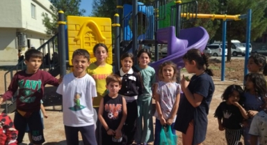 Çocuklar parka kavuştu