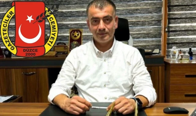 Düzce Gazeteciler Cemiyeti Başkanı 29 Ekim mesajı