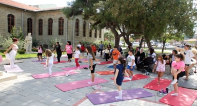 Edirne'de çocuklar için 'Müzede yoga' etkinliği