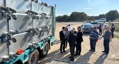 Edirne Enez'e 310 adet çöp konteyneri