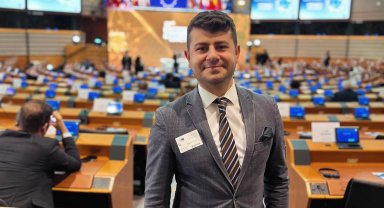 Filistin için bir barış çağrısı da Brüksel'de Mudanya'dan geldi