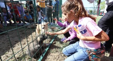 İnegöl'de hayvanları koruma gününe renkli kutlama