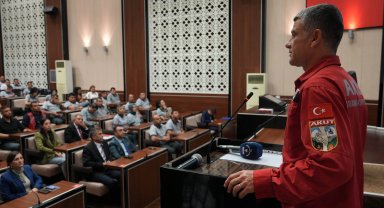 Keçiören'de güvenlik personeline afet farkındalık ve yangın eğitimi