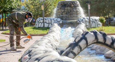 Keçiören'in parkları yenileniyor