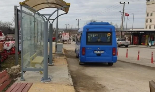 Keşan'da 4 nolu şehiriçi minibüs hattı, 28 Ekim'de hizmete giriyor