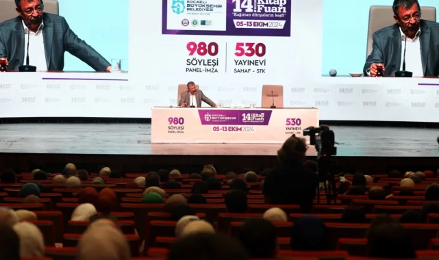 Kocaeli Kitap Fuarı entelektüel isimleri ağırladı