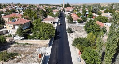 Kocasinan'da Düver Mahallesi ana yolu yenilendi