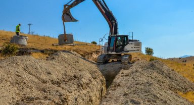 Malatya'da Akçadağ Dedeköy'e 3 bin 700 metre altyapı