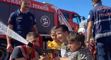 Malatya'da çocuklara eğlenerek öğrendi