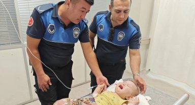 Manisa'da zabıtadanhayat kurtaran müdahale