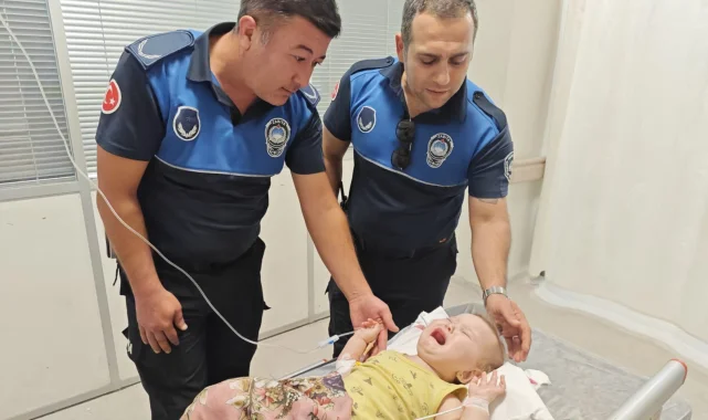 Manisa'da zabıtadanhayat kurtaran müdahale