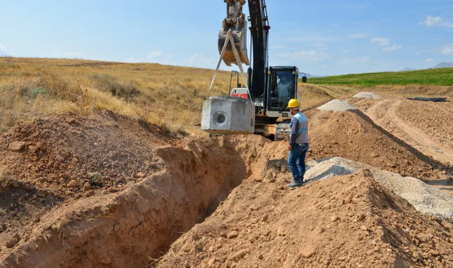 Maski Gölpınar'da 79 kırsal konutun altyapısını tamamlıyor