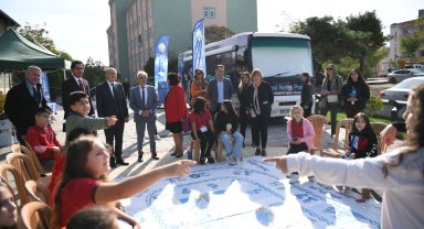 Mavi Nefes Projesi'nin Eğitim Otobüsü'nün üçüncü durağı Keşan oldu