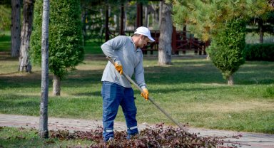 Meram'ın park ve bahçelerine kış bakımı 
