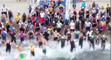Mudanya'da triatlon coşkusu