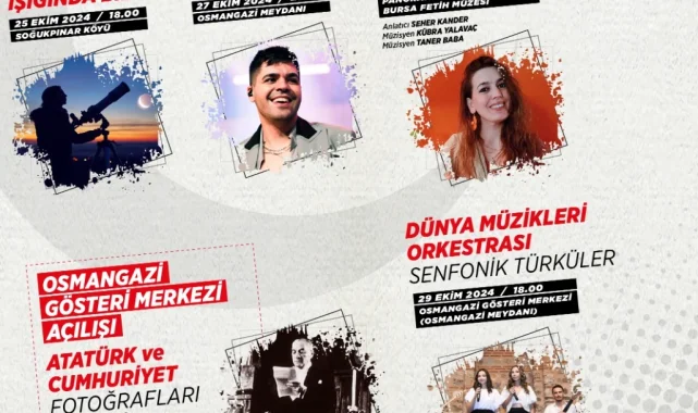 Osmangazi'de Cumhuriyet Bayramı coşku dolu kutlanacak