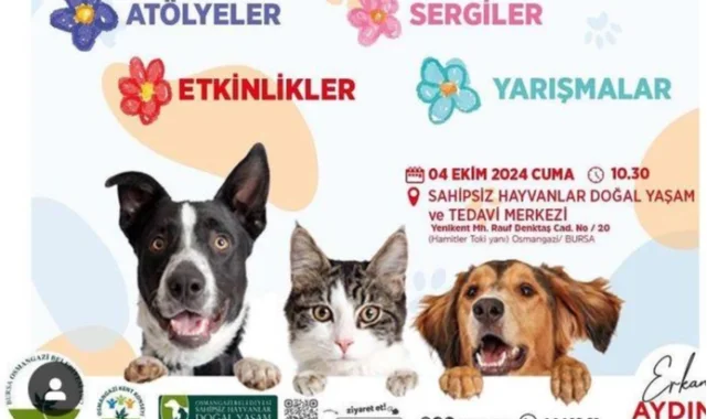 Osmangazi'de Dünya Hayvanları Koruma Günü'ne özel program