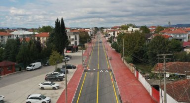Sakarya'da Küpçüler Caddesi'ne renk katan dokunuş