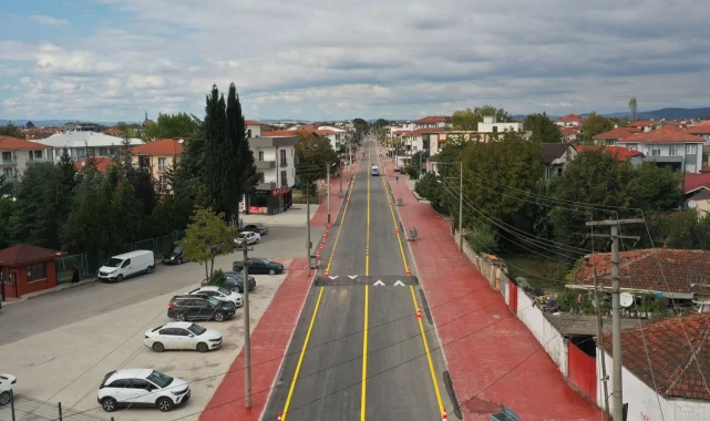 Sakarya'da Küpçüler Caddesi'ne renk katan dokunuş