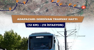Sakarya'da raylı sistemde bir aşama daha