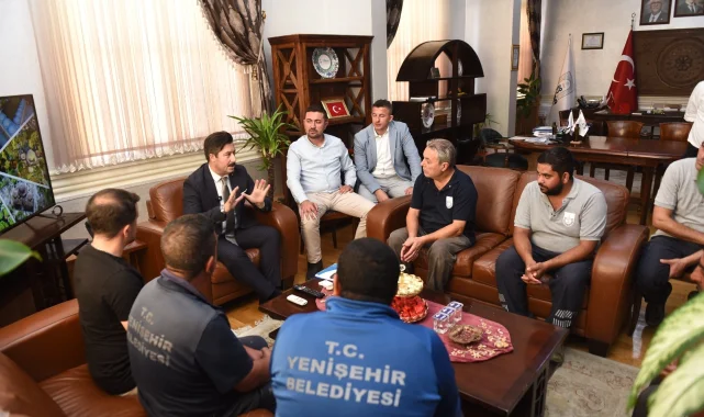 Yenişehir Belediyesi'nde geçici işçilere müjde