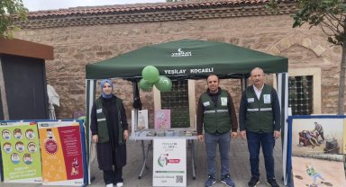 Yeşilay Gebze standına yoğun ilgi