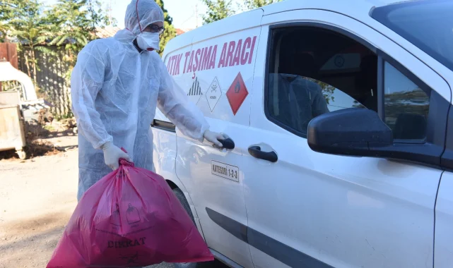 Yıldırım'da 580 kilogram zirai ilaç atık kutusu toplandı