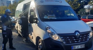 Zabıta ekiplerinden öğrenci servislerine denetim