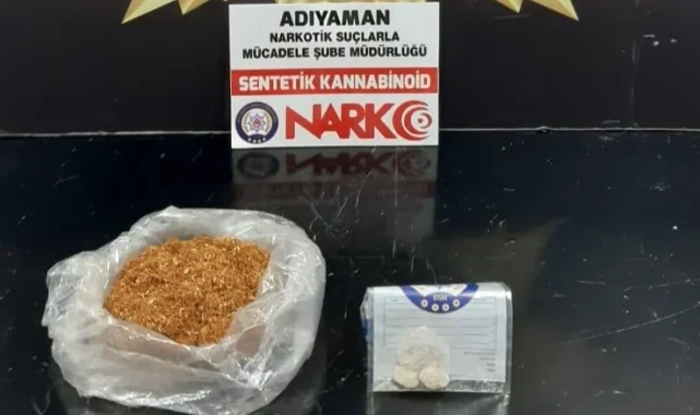 Adıyaman'da uyuşturucu operasyonu: 4 gözaltı