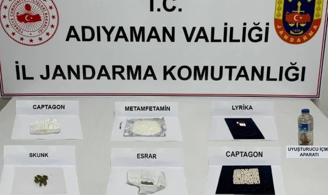 Adıyaman'da uyuşturucu operasyonu