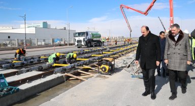 Başkan Altay Tramvay Hattı Projesi'ni yerinde inceledi