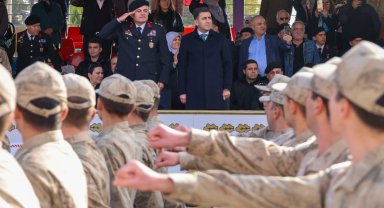 Bilecik Valisi askerlerin yemin törenine katıldı