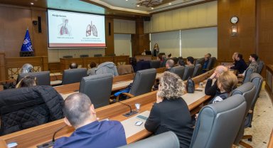 Bursa Büyükşehir'de KOAH ve tütünün zararları anlatıldı