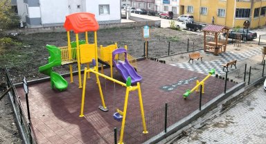Bursa Mustafakemalpaşa'da çocuklara yeni park