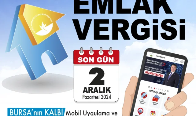 Bursa Osmangazi'nden vergi ödeme kolaylığı