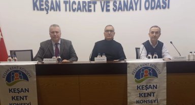 Edirne Keşan'da Kent Konseyi paneli yapıldı
