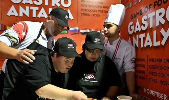 Gastro Antalya'da özel çocuklar yarıştılar