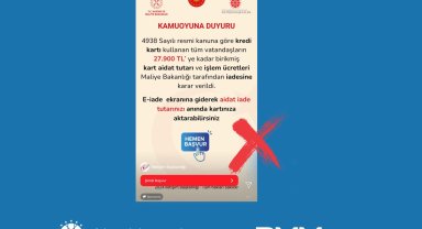 İletişim Başkanlığı uyardı! Dolandırıcılık paylaşımlarına dikkat!