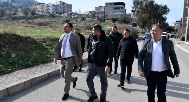 İzmir Bornova'da sorunlara yerinde tespit