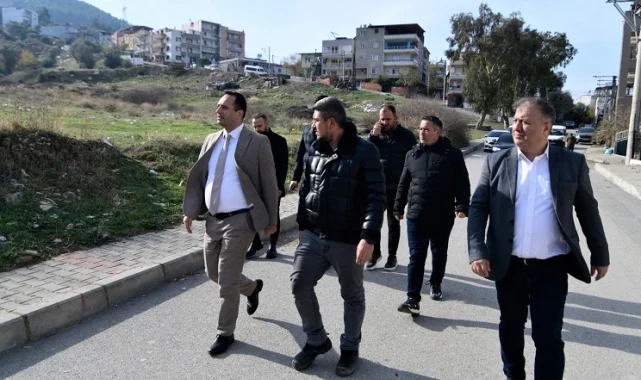 İzmir Bornova'da sorunlara yerinde tespit