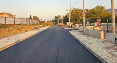 Karamürsel'in yeni otogarına asfalt