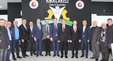 Kırklareli TSO yönetimi CHP'lileri ağırladı