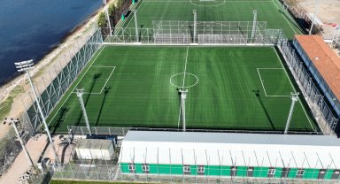 Kocaeli Vinsan'da yeni futbol sahası tamamlanıyor