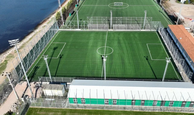 Kocaeli Vinsan'da yeni futbol sahası tamamlanıyor