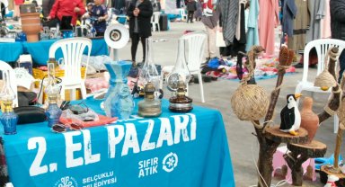 Konya Selçuklu'da 'ikinci el pazarı' ilgisi