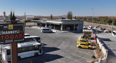 Konya'da Cihanbeyli otogarı ilk yolcularını ağırladı