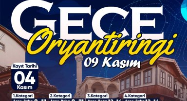 Konya'da 'Gece Oryantiringi'