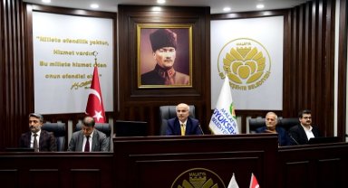 Malatya Büyükşehir Belediyesi'nde karla mücadele toplantısı