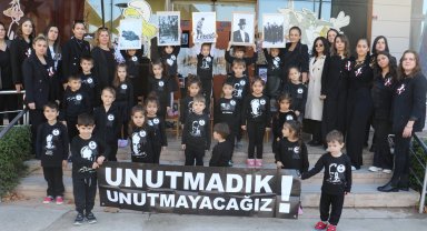 Manisa'da minikler Ata'sını özlemle andı