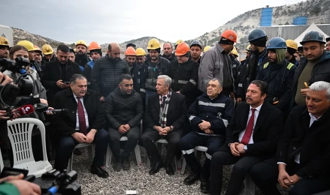 Mansur Yavaş'tan grevdeki işçilere ziyaret
